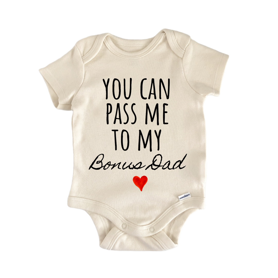 Bonus Dad Announcement Baby Gift Baby Onesie®