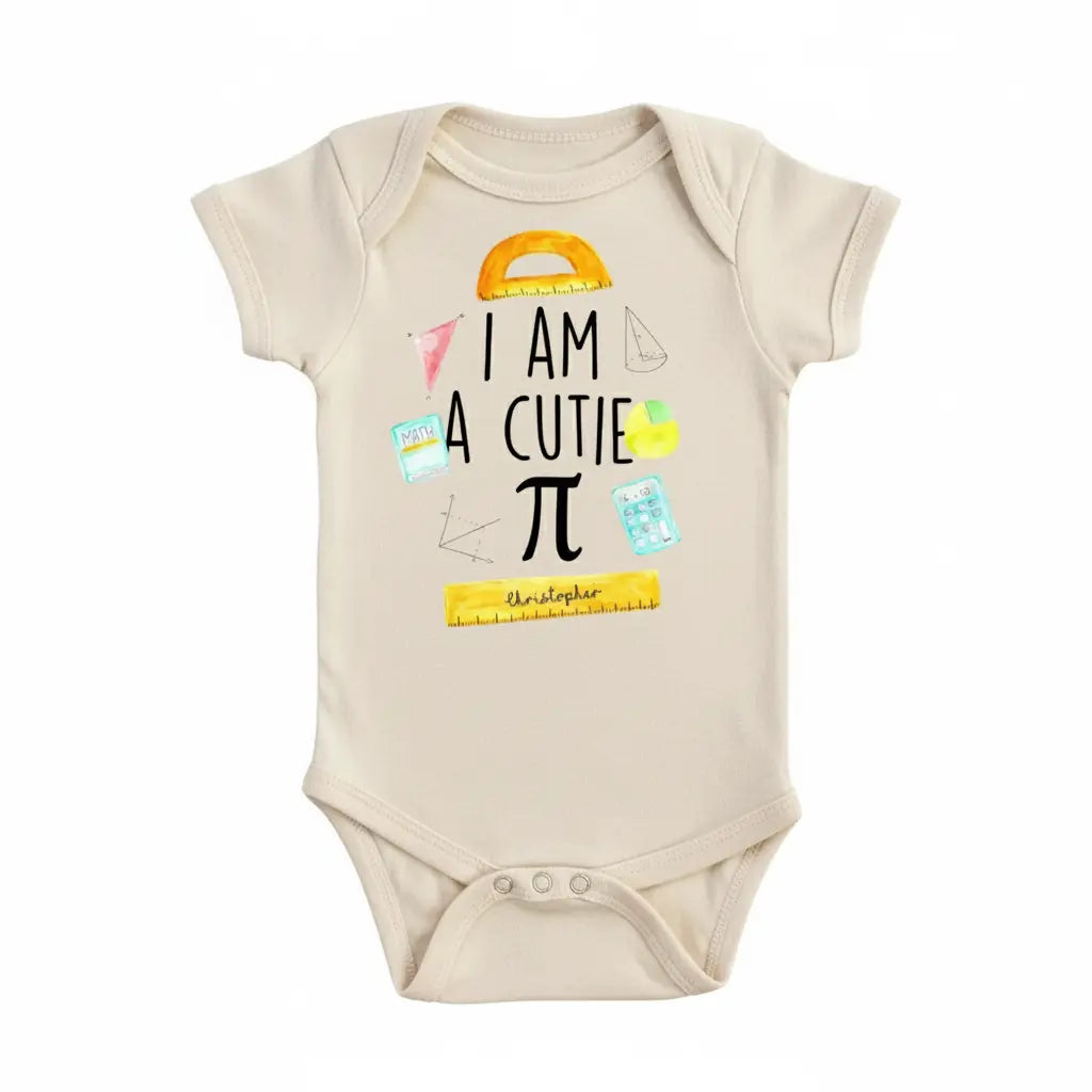 Math Cutie Pi - Baby Boy Girl Clothes Infant Onesie® Funny Cute Newborn GS1  Funny Cute Onesie® | North Fork Forager LLC