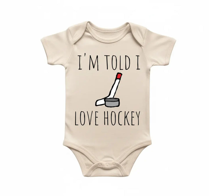 Ice Hockey - Baby Boy Girl Clothes Infant Bodysuit Funny Cute Newborn 2  Funny Cute Onesie® | North Fork Forager LLC