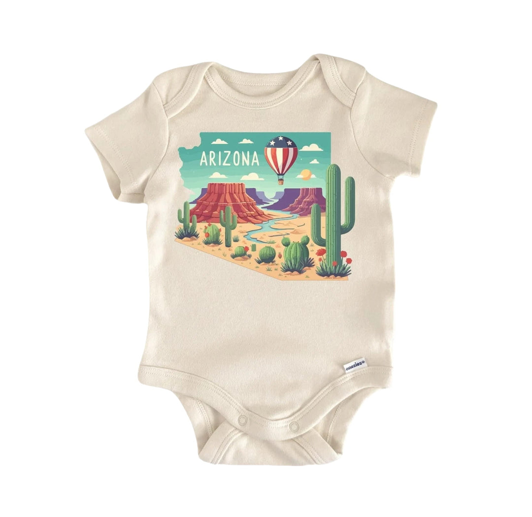 Arizona - Baby Boy Girl Clothes Infant Bodysuit Funny Cute Newborn  Funny Cute Onesie® | North Fork Forager LLC