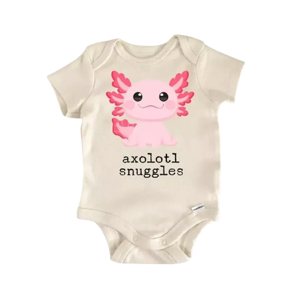 Axolotl Lizard Reptile - Baby Boy Girl Clothes Infant Bodysuit Funny Cute Newborn  Funny Cute Onesie® | North Fork Forager LLC