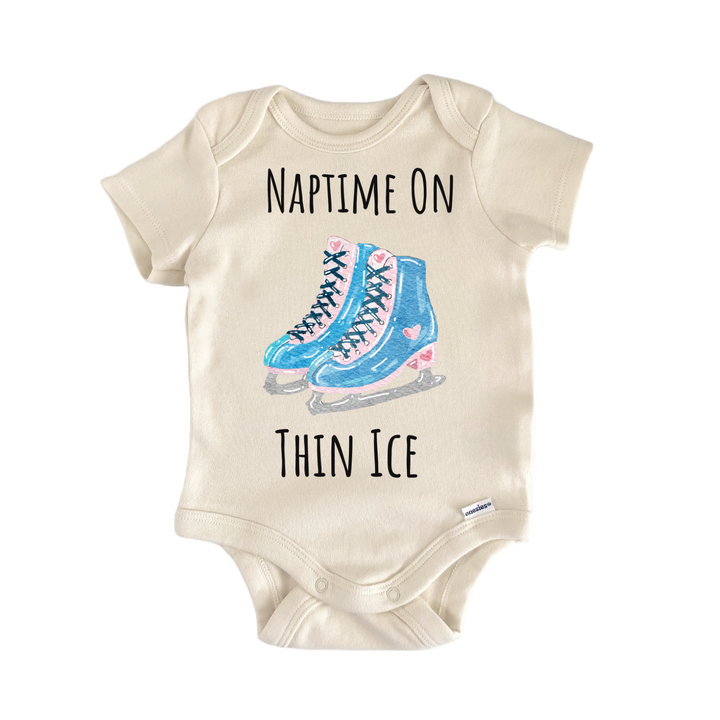 Ice Skater Thin Ice Snow Winter Sports Baby Gift Baby Onesie®