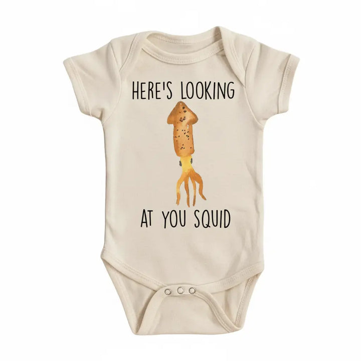 Squid Nautical - Baby Boy Girl Clothes Infant Onesie® Funny Cute Newborn 1A GS1  Funny Cute Onesie® | North Fork Forager LLC