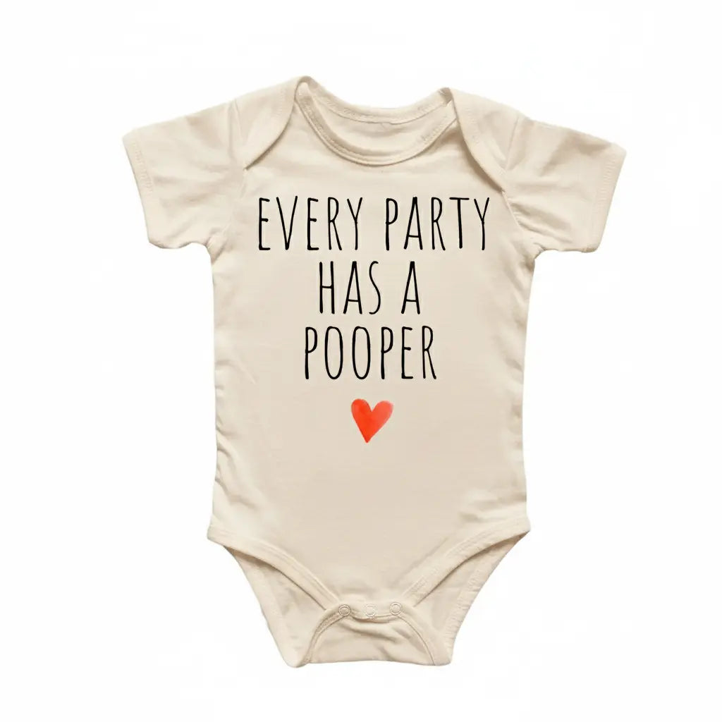 Party Pooper Poop - Baby Boy Girl Clothes Infant Bodysuit Funny Cute Newborn  Funny Cute Onesie® | North Fork Forager LLC