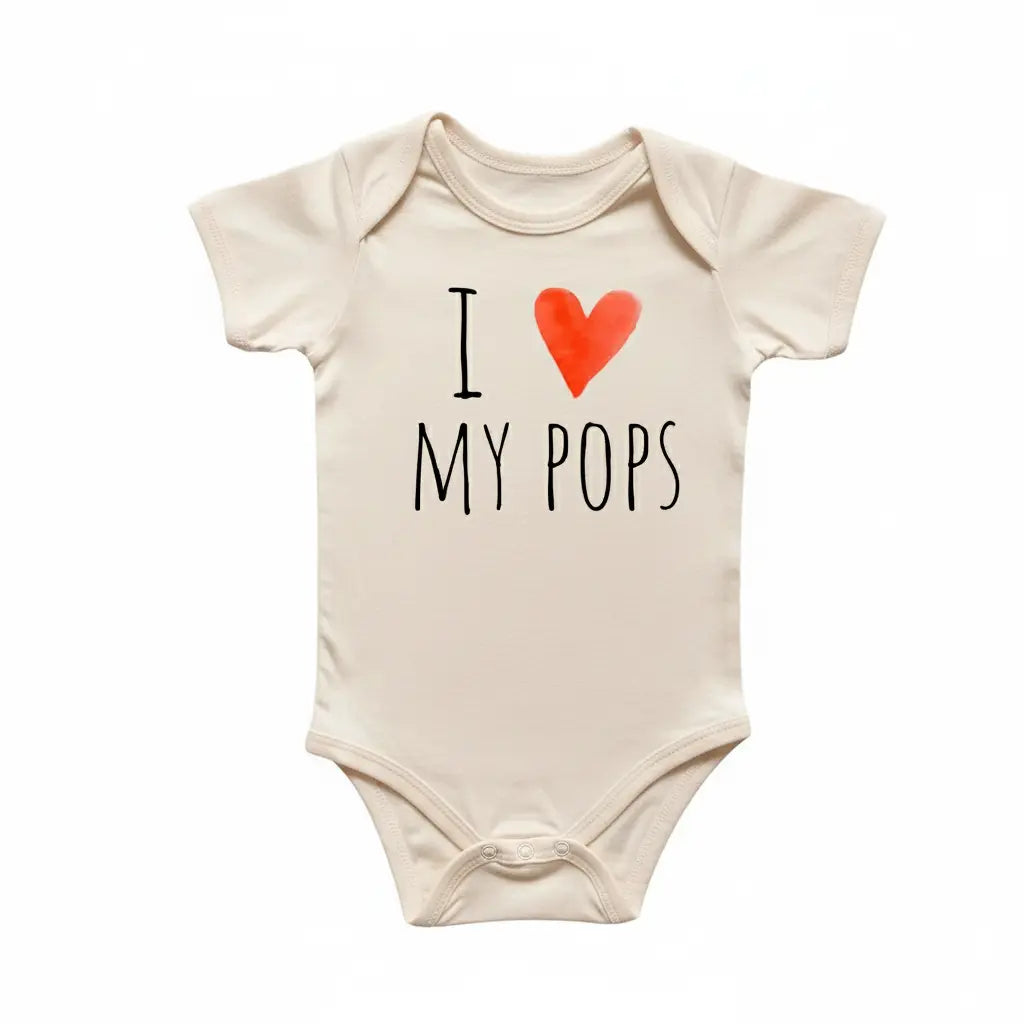 Pop Pops Grandpa - Baby Boy Girl Clothes Infant Onesie® Funny Cute Newborn GS1  Funny Cute Onesie® | North Fork Forager LLC