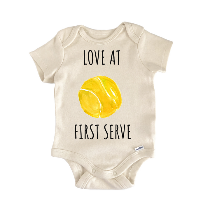 Love Serve Tennis Player Sports Baby Gift Baby Onesie®