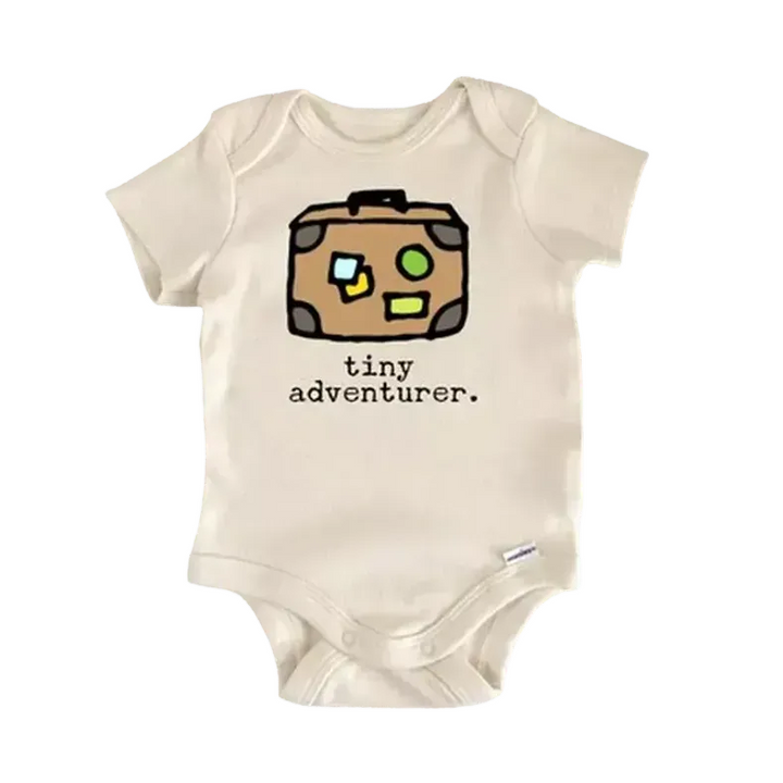 Adventure Travel Airplane - Baby Boy Girl Clothes Infant Bodysuit Funny Cute Newborn  Funny Cute Onesie® | North Fork Forager LLC