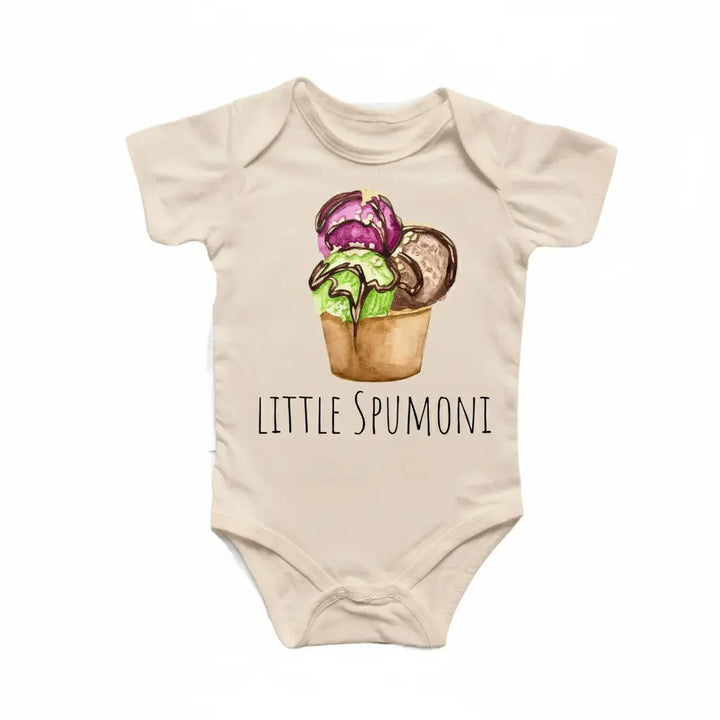 Italian Spumoni  - Baby Boy Girl Clothes Infant Bodysuit Funny Cute Newborn  Funny Cute Onesie® | North Fork Forager LLC