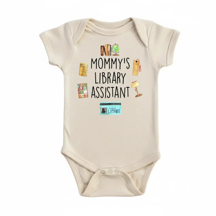 Librarian Mommy - Baby Boy Girl Clothes Infant Onesie® Funny Cute Newborn 1A GS1  Funny Cute Onesie® | North Fork Forager LLC