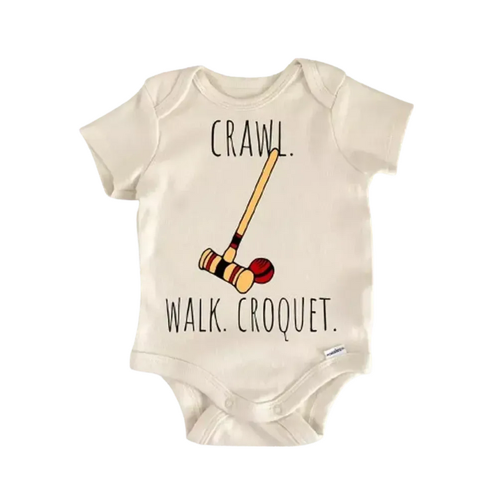 Croquet Sport - Baby Boy Girl Clothes Infant Bodysuit Funny Cute Newborn  Funny Cute Onesie® | North Fork Forager LLC