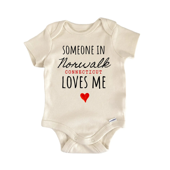 Norwalk Connecticut Baby Gift Baby Bodysuit