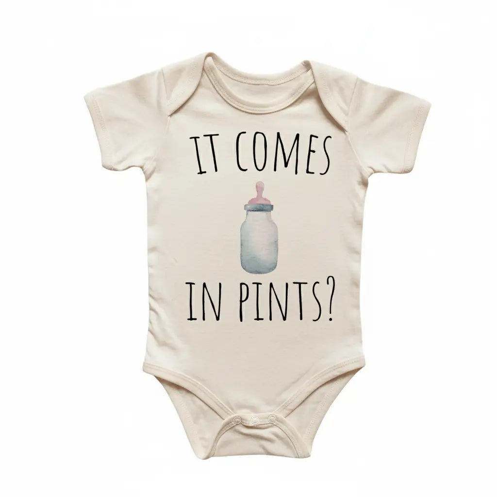 It Comes In Pints Adventure - Baby Boy Girl Clothes Infant Bodysuit Funny Cute Newborn  Funny Cute Onesie® | North Fork Forager LLC