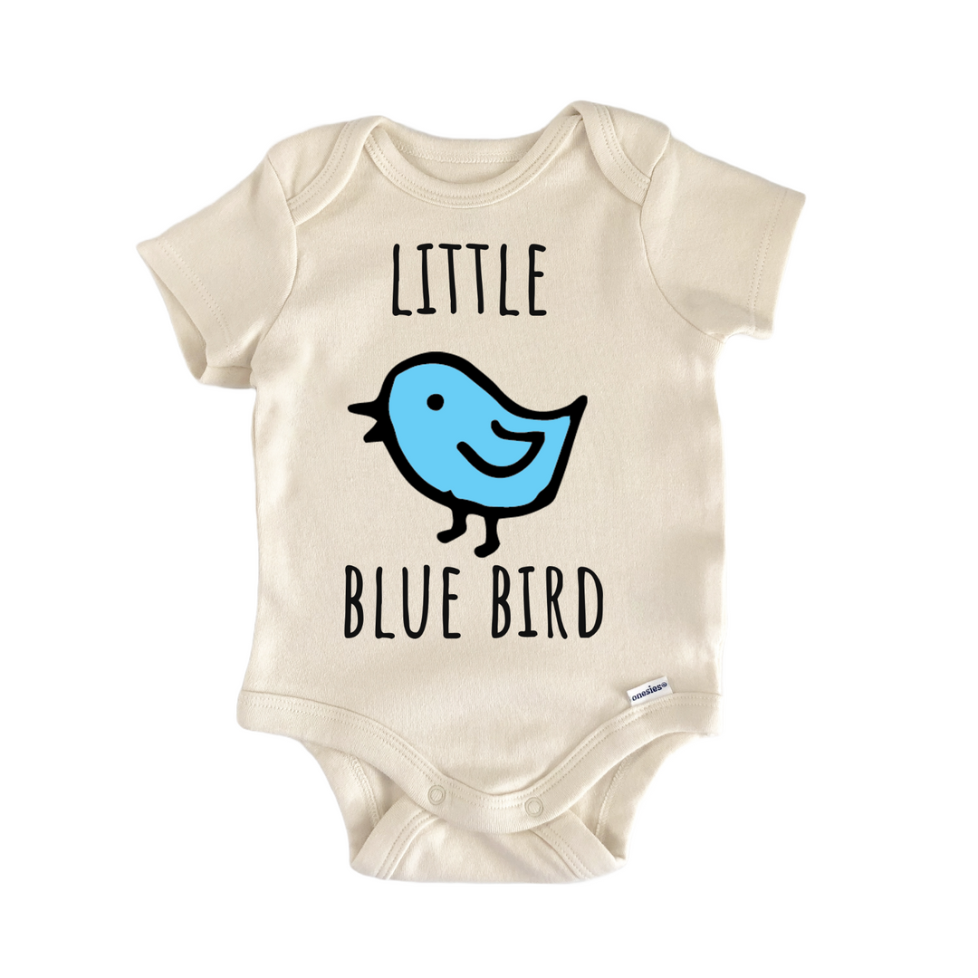 Little Bluebird Blue Bird Newborn Gift Baby Bodysuit