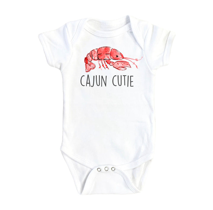 Cajun Cutie Crawfish - Baby Boy Girl Clothes Infant Bodysuit Funny Cute Newborn  Funny Cute Onesie® | North Fork Forager LLC