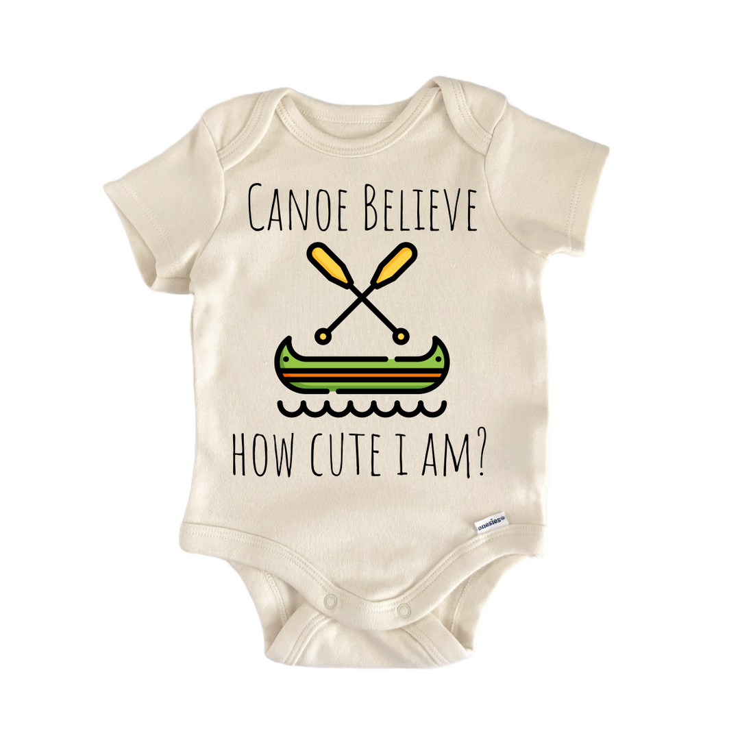 Canoe Lake Paddle - Baby Bodysuit  Funny Cute Onesie® | North Fork Forager LLC