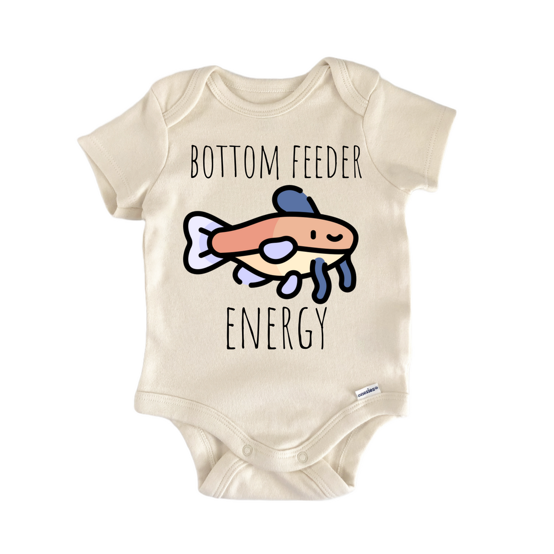 Catifsh Fish Fishing - Baby Bodysuit  Funny Cute Onesie® | North Fork Forager LLC