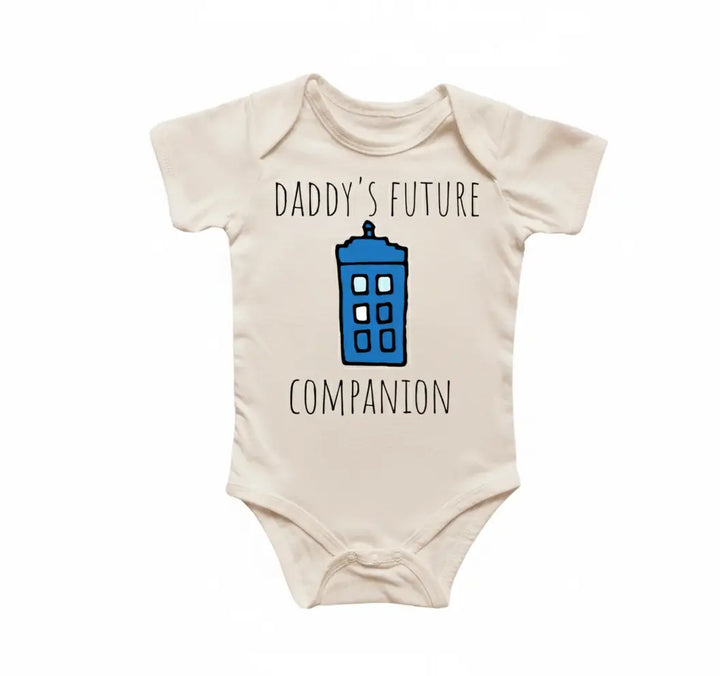 Police Box Time Travel - Baby Boy Girl Clothes Infant Bodysuit Funny Cute Newborn  3  Funny Cute Onesie® | North Fork Forager LLC