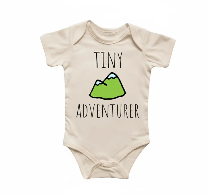 Adventure Mountains Travel - Baby Boy Girl Clothes Infant Bodysuit Funny Cute Newborn  Funny Cute Onesie® | North Fork Forager LLC