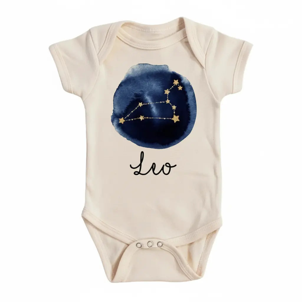 Leo Zodiac - Baby Boy Girl Clothes Infant Onesie® Funny Cute Newborn GS1  Funny Cute Onesie® | North Fork Forager LLC
