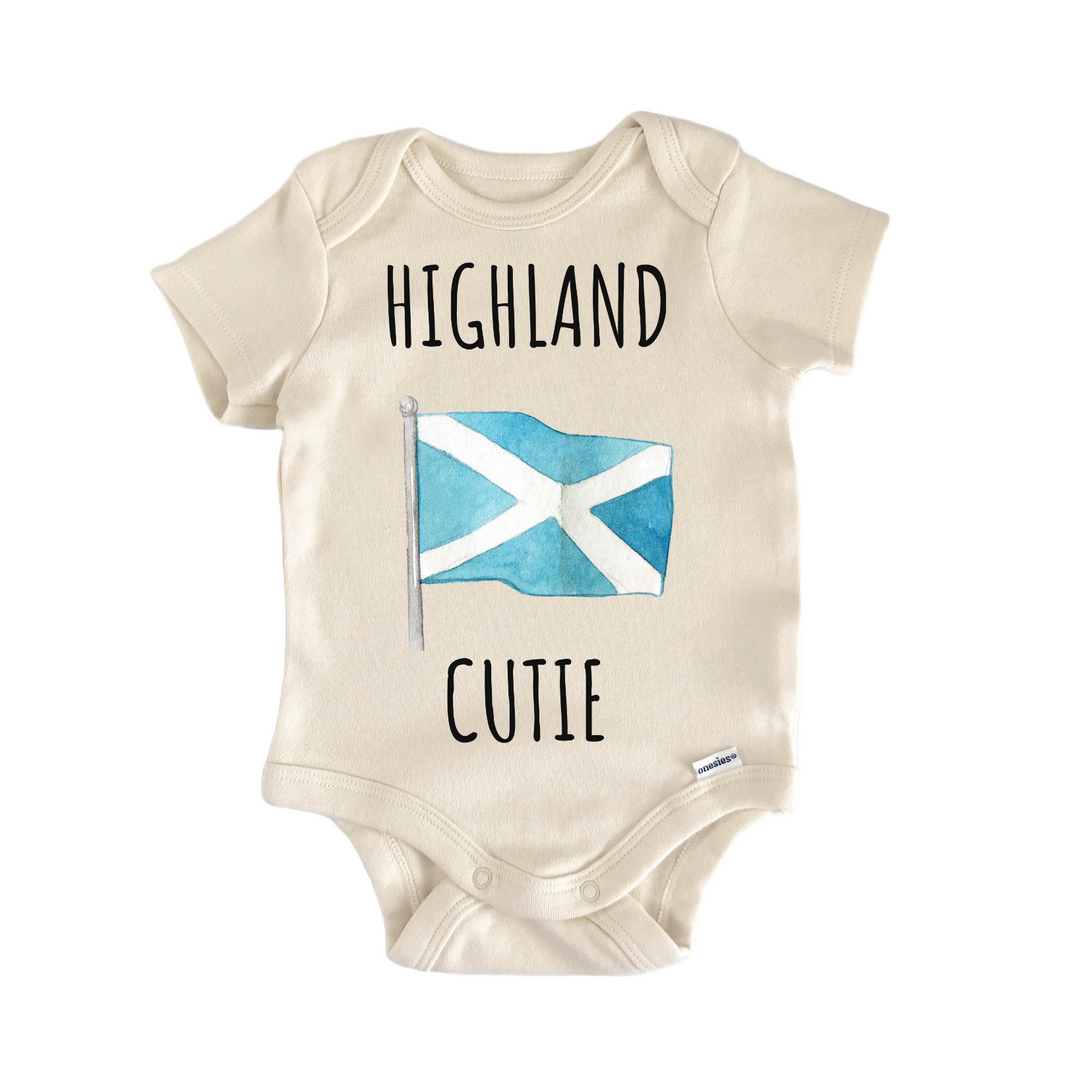 Scotland Highlander Flag Baby Gift Baby Onesie®