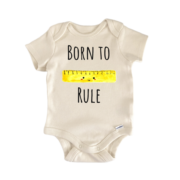 Math Ruler Teacher Mathematics Baby Gift Baby Onesie®