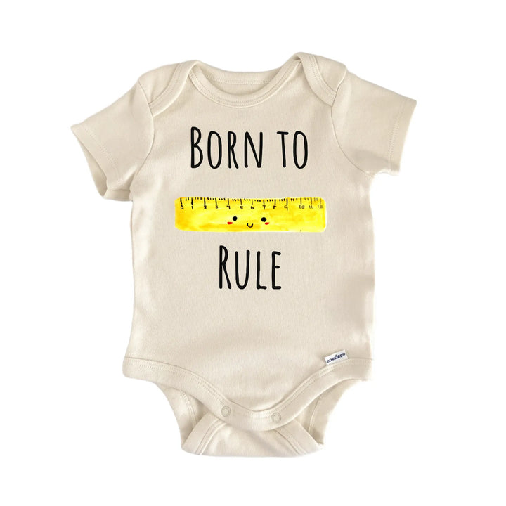 Math Ruler Teacher Mathematics Baby Gift Baby Bodysuit