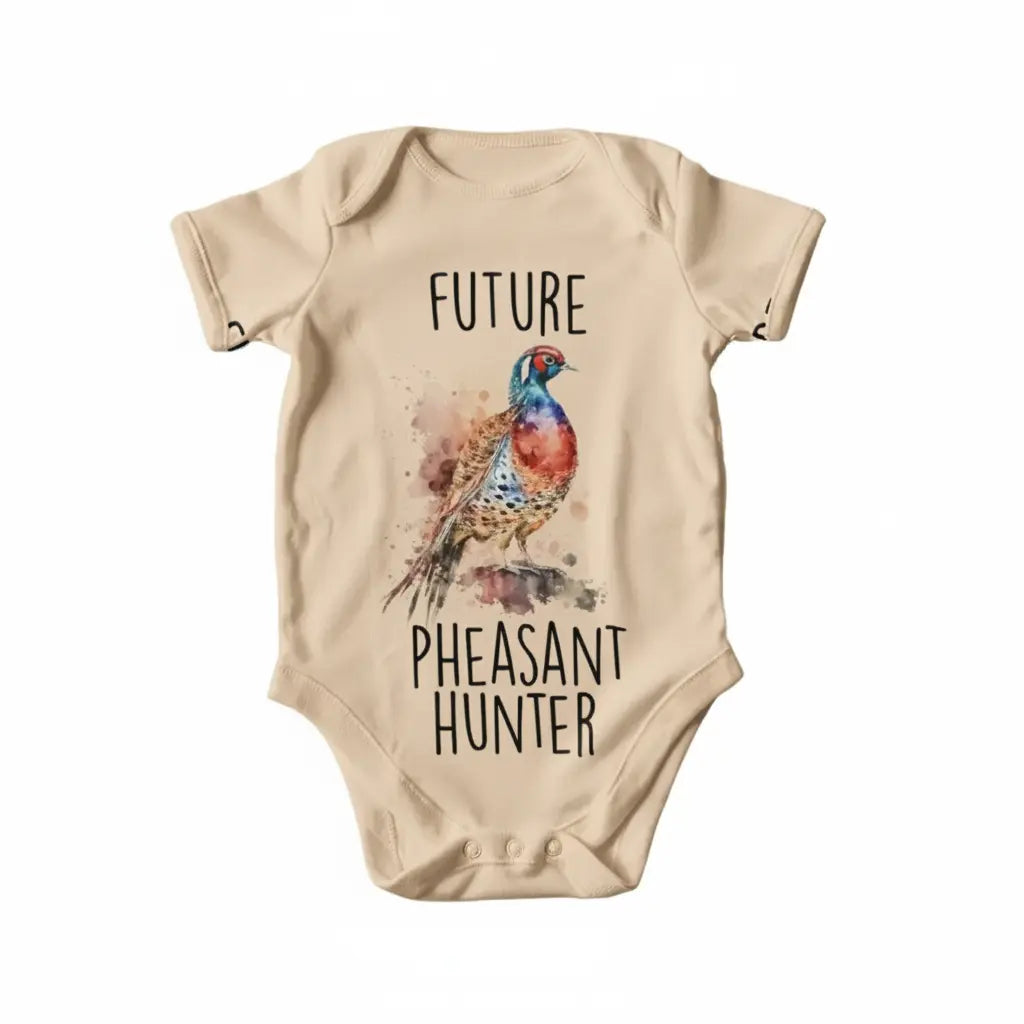 Pheasant Hunter - Baby Boy Girl Clothes Infant Onesie® Funny Cute Newborn GS1  Funny Cute Onesie® | North Fork Forager LLC