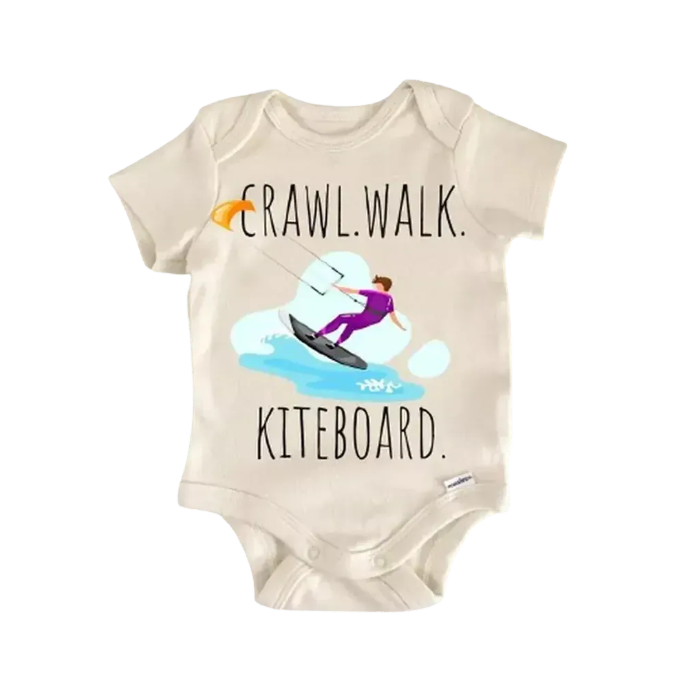 Kiteboard Water Sports - Baby Boy Girl Clothes Infant Bodysuit Funny Cute Newborn  Funny Cute Onesie® | North Fork Forager LLC