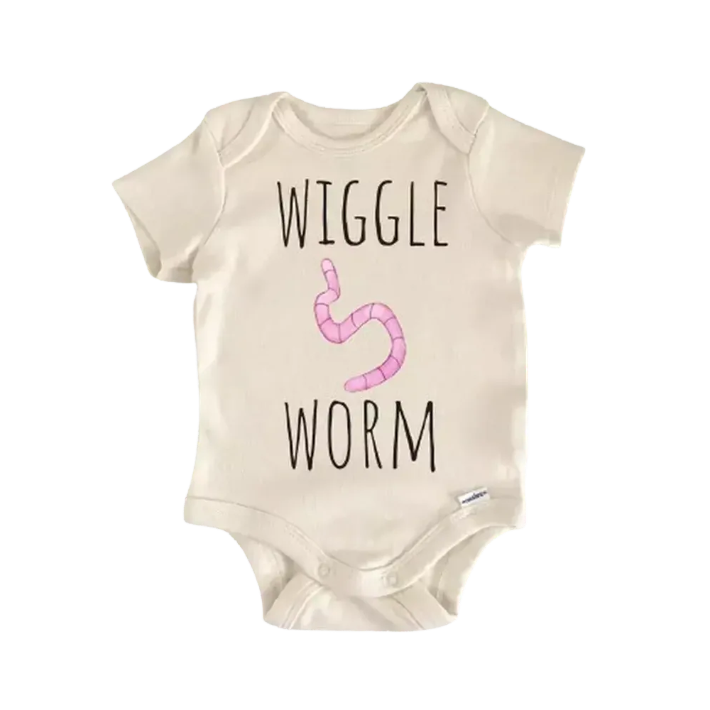 Fishing Worm Fish - Baby Boy Girl Clothes Infant Bodysuit Funny Cute Newborn  Funny Cute Onesie® | North Fork Forager LLC