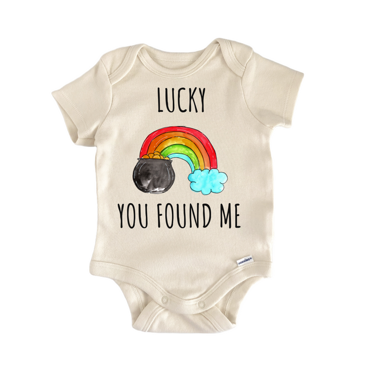 Lucky Rainbow Pot Of Gold St Baby Gift Baby Onesie®