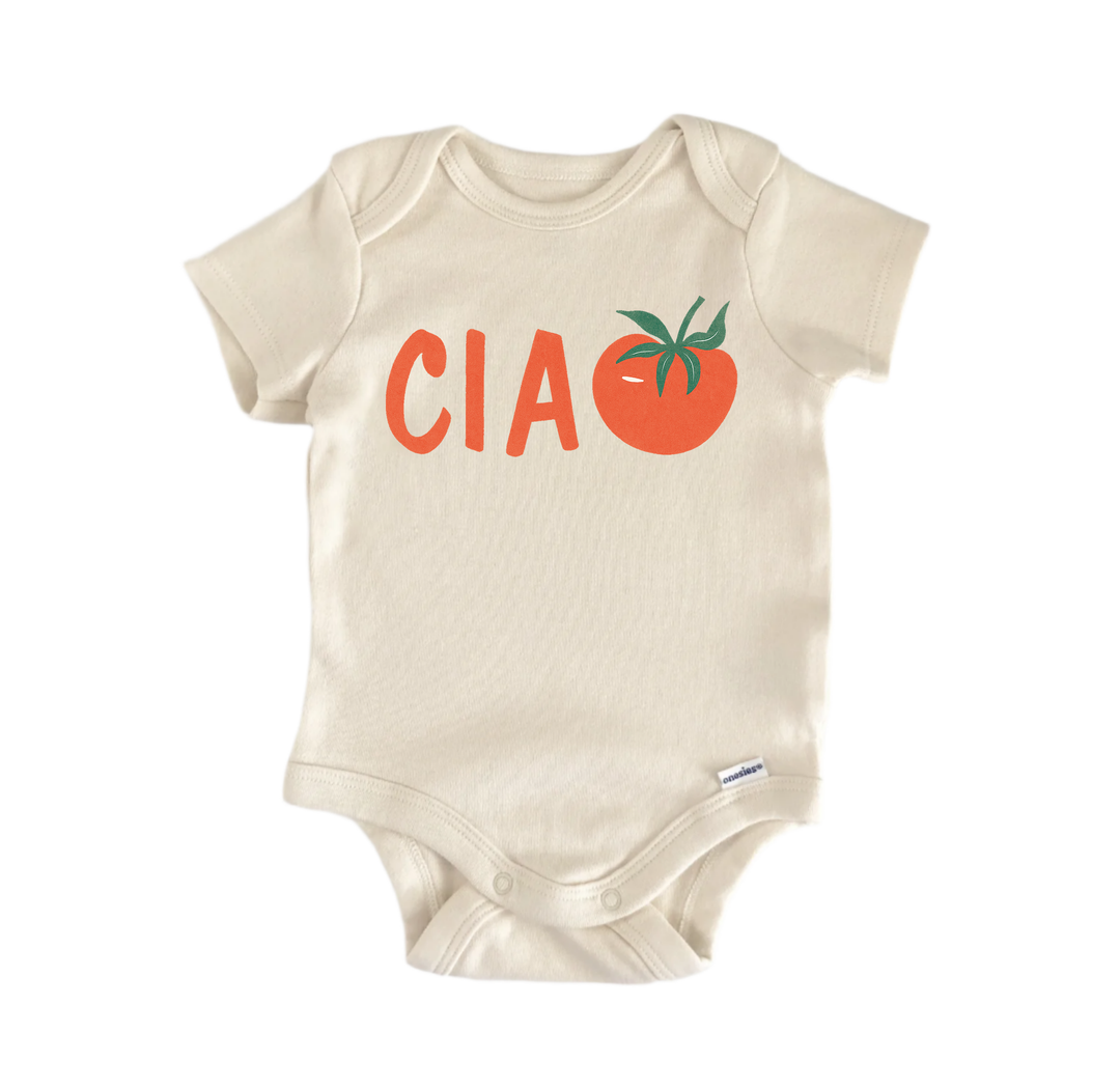 Ciao Italian Foodie Newborn Baby Onesie® Bodysuit