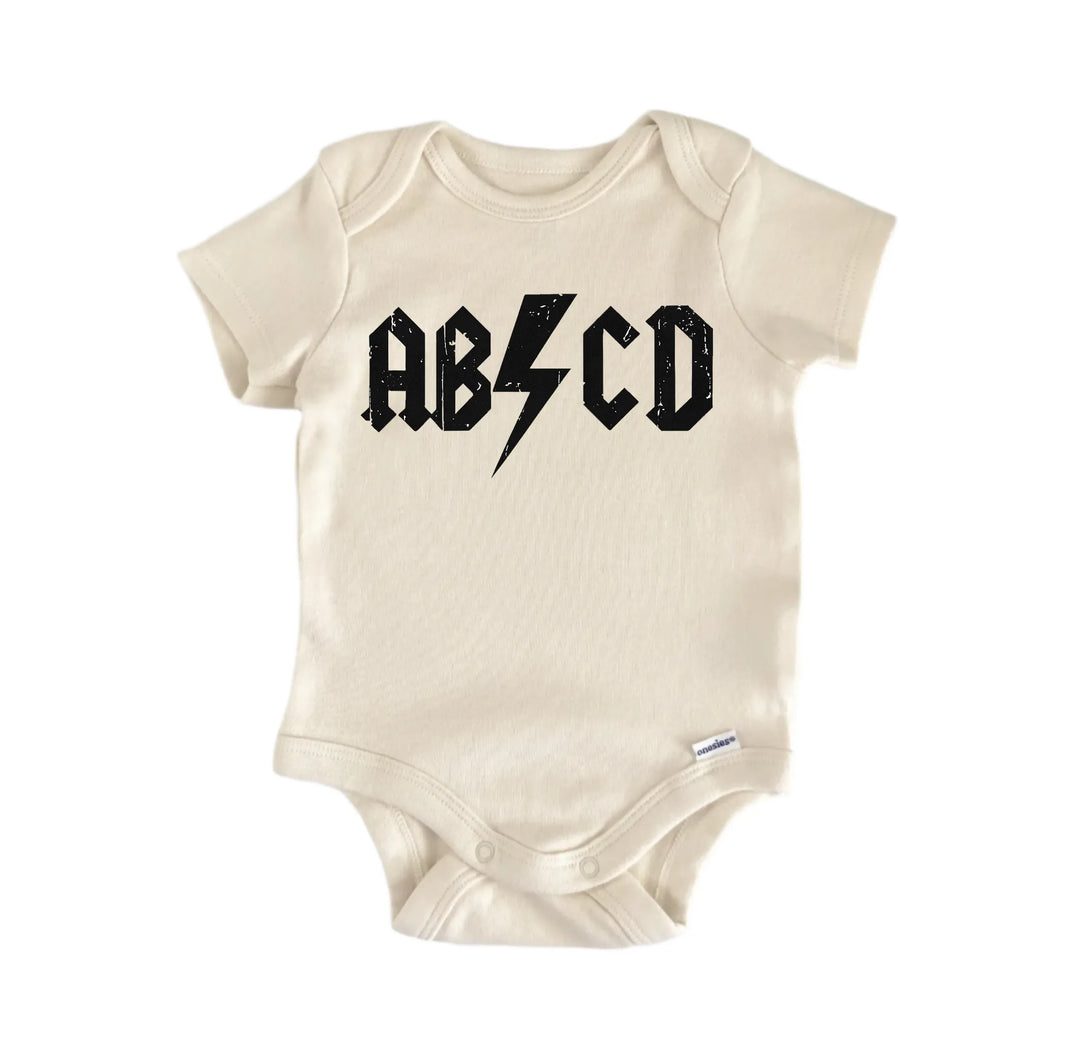Classic Rock And Roll Lightning Newborn Baby Onesie® Onesie®