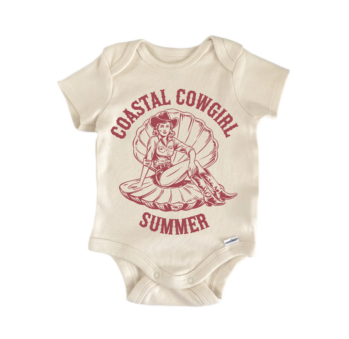 Coastal Cowgirl Summer - Baby Bodysuit  Funny Cute Onesie® | North Fork Forager LLC