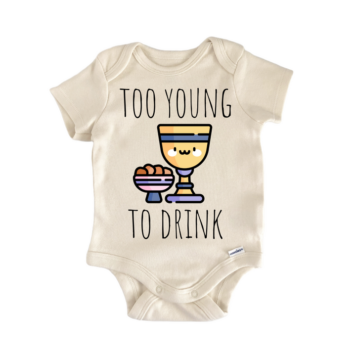 Communion God Jesus Religious - Baby Bodysuit  Funny Cute Onesie® | North Fork Forager LLC