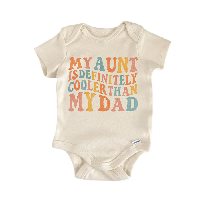 Cool Aunt Retro Newborn Baby Onesie® Bodysuit