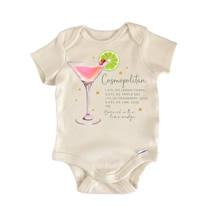 Cosmoplitan Lime Cranberry Cocktail - Baby Bodysuit