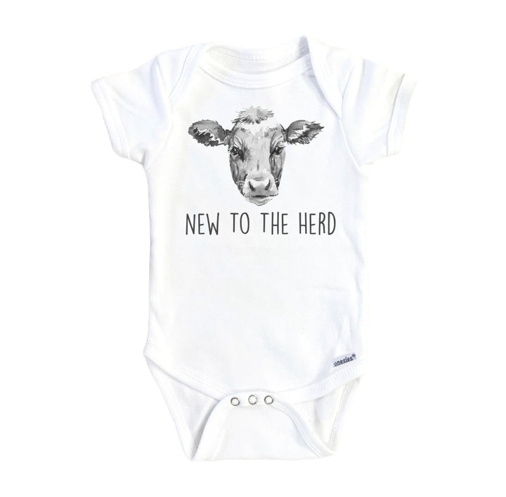 Cow Herd - Baby Boy Girl Clothes Infant Bodysuit Funny Cute Newborn Onesie
