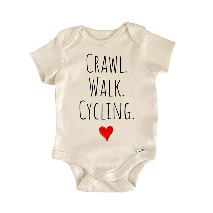 Crawl Walk Cycling Newborn Baby Onesie® Onesie®