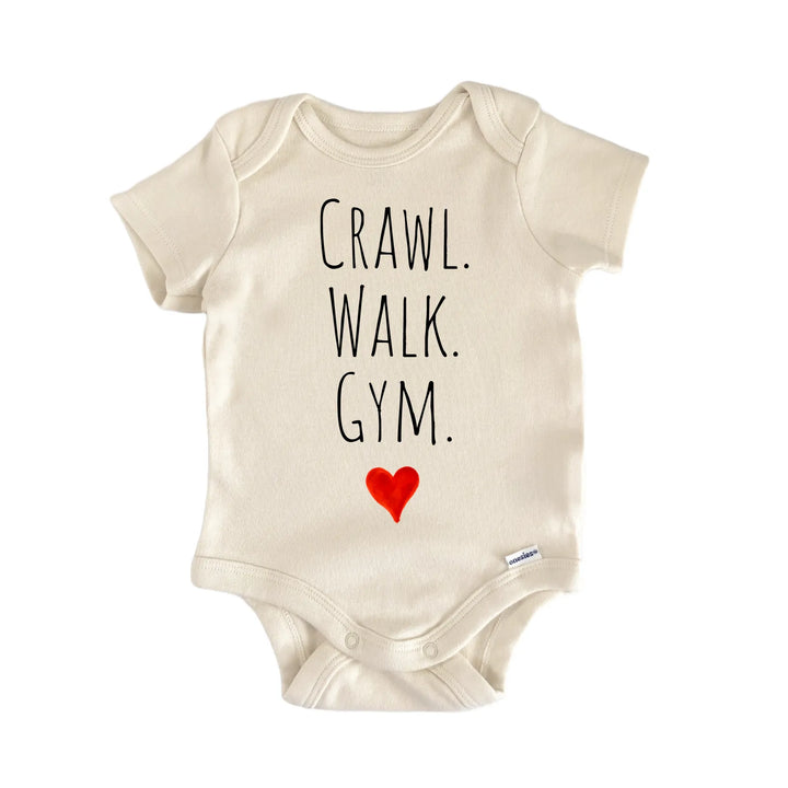 Crawl Walk Gym Newborn Baby Bodysuit