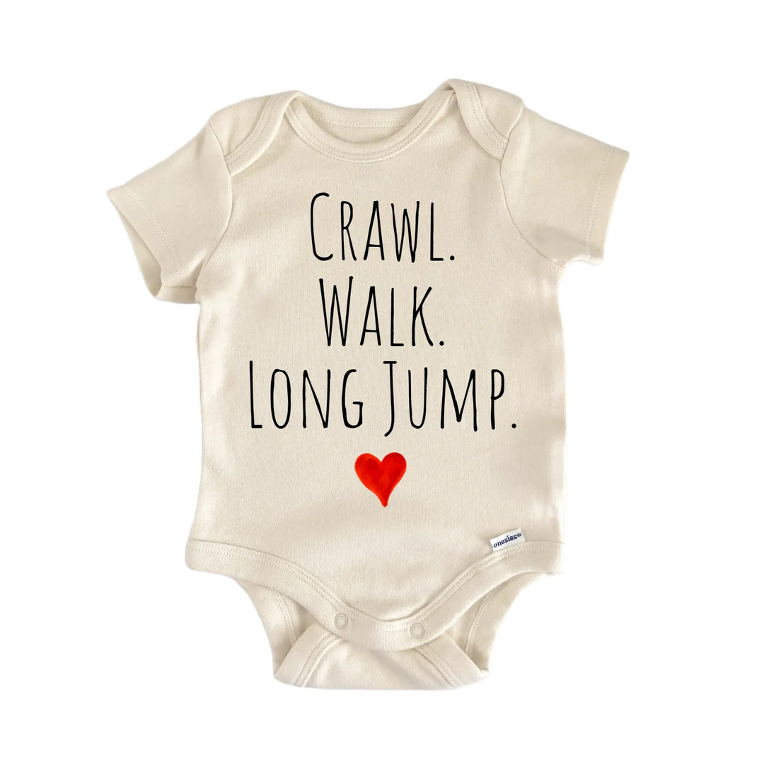 Crawl Walk Long Jump Newborn Baby Onesie® Onesie®