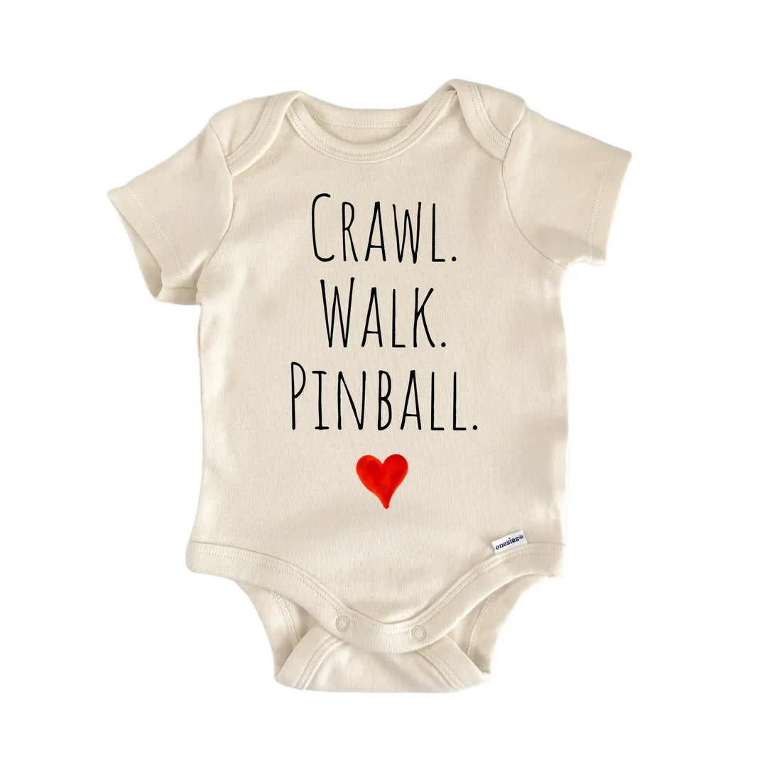 Crawl Walk Pinball Newborn Baby Onesie® Onesie®