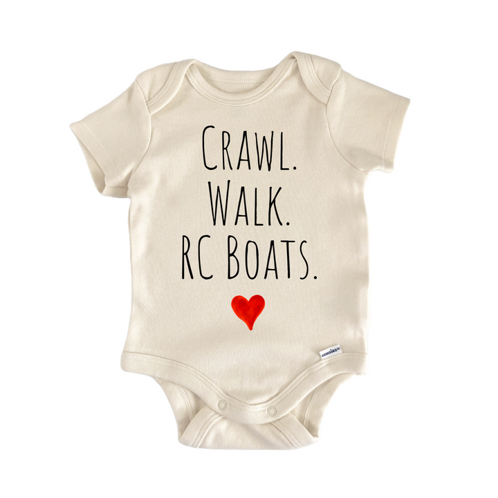 Crawl Walk Rc Boats Newborn Baby Onesie® Onesie®