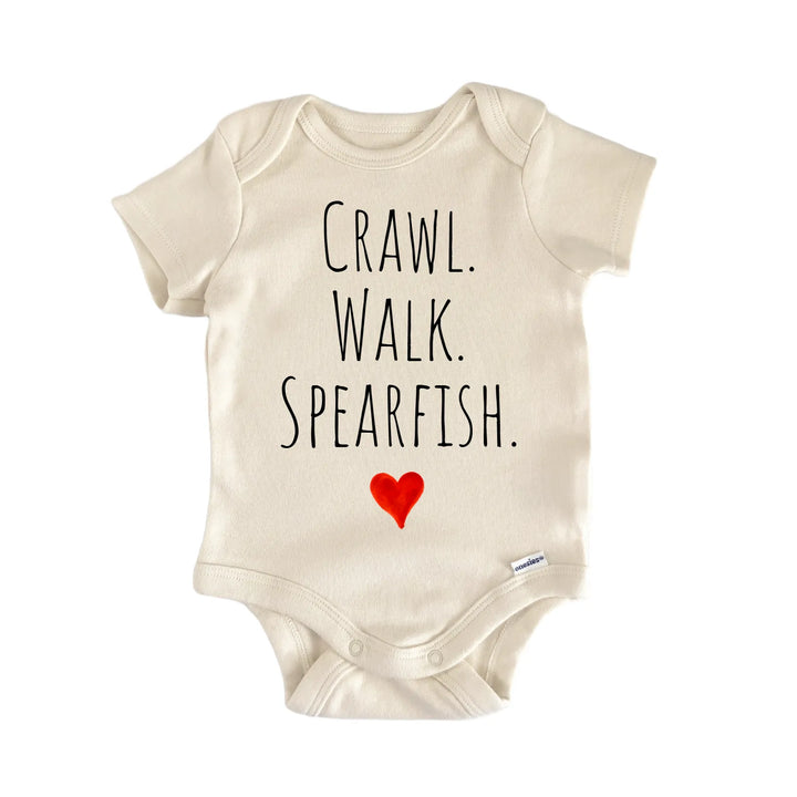 Crawl Walk Spearfish Newborn Baby Bodysuit