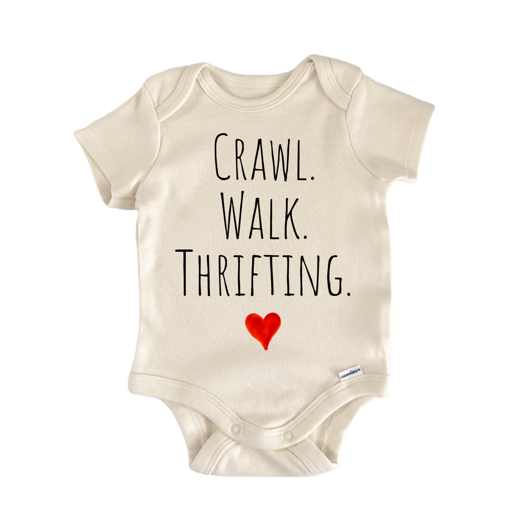 Crawl Walk Thrifting Newborn Baby Onesie® Bodysuit
