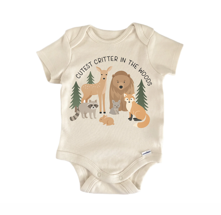 Critter Woods Woodland Newborn Baby Onesie® Bodysuit