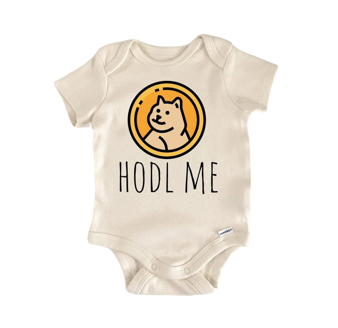 Dodgecoin Crypto - Baby Boy Girl Clothes Infant Bodysuit Funny Cute  Funny Cute Onesie® | North Fork Forager LLC