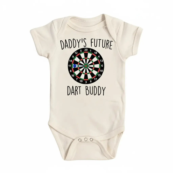 Darts Buddy - Baby Boy Girl Clothes Infant Onesie® Funny Cute Newborn GS1  Funny Cute Onesie® | North Fork Forager LLC