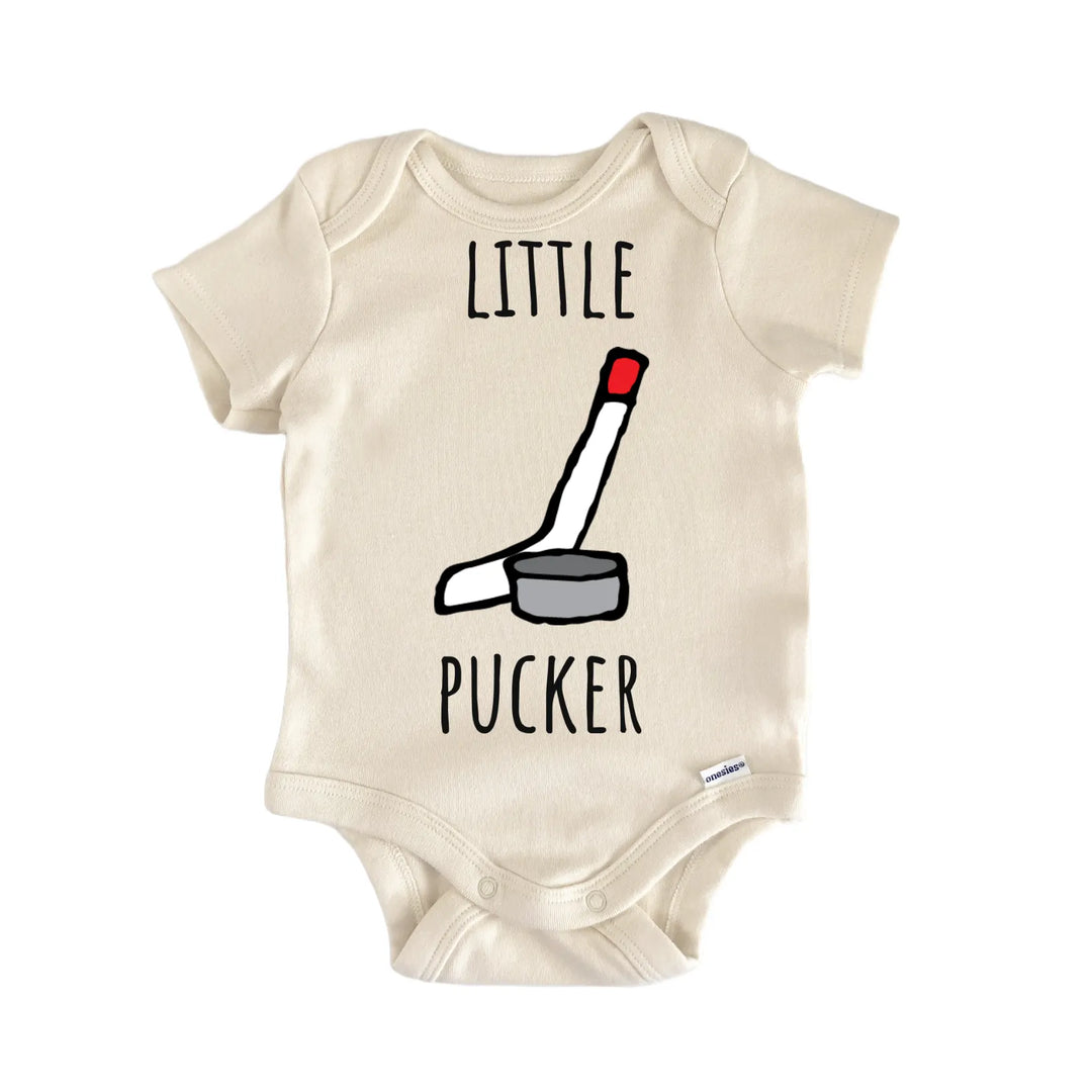 Puck Hockey Sports Ice Skate Rink Baby Gift Baby Bodysuit