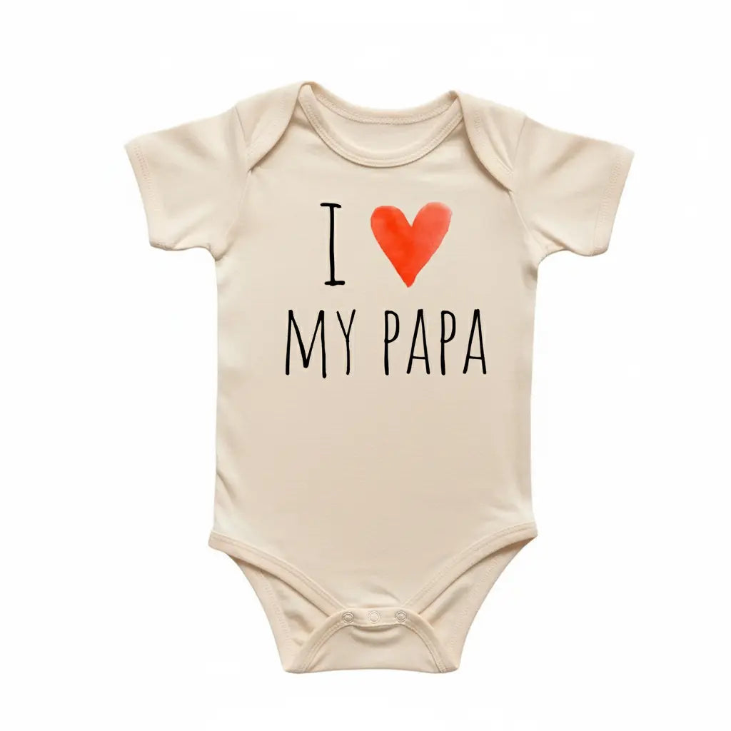 Papa Grandpa Love - Baby Boy Girl Clothes Infant Onesie® Funny Cute Newborn GS1  Funny Cute Onesie® | North Fork Forager LLC