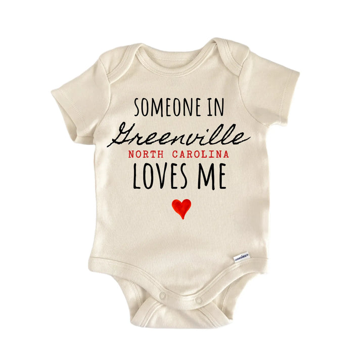 Greenville North Carolina Baby Gift Baby Bodysuit